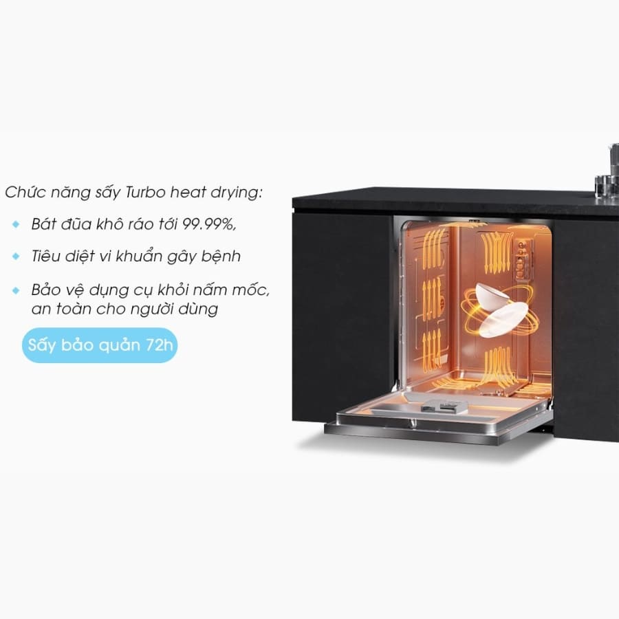 Máy rửa bát Độc Lập Fujishan FJVN12-S06TFS 13 Bộ