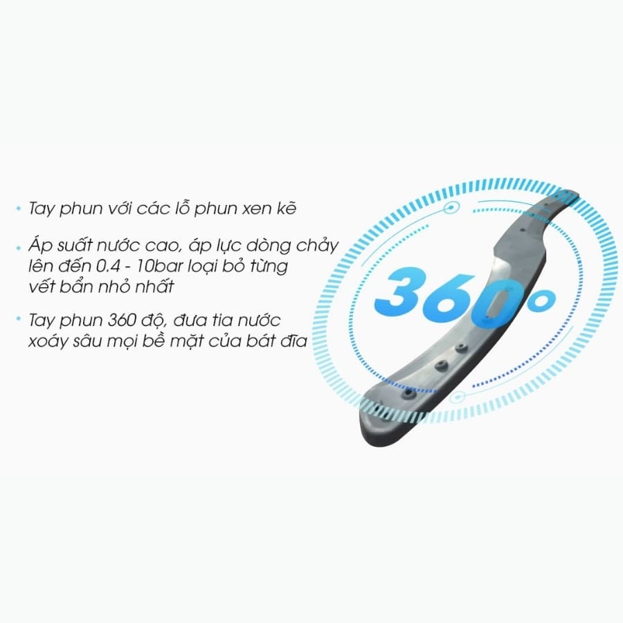 Máy rửa bát Độc Lập Fujishan FJVN12-S06TFS 13 Bộ