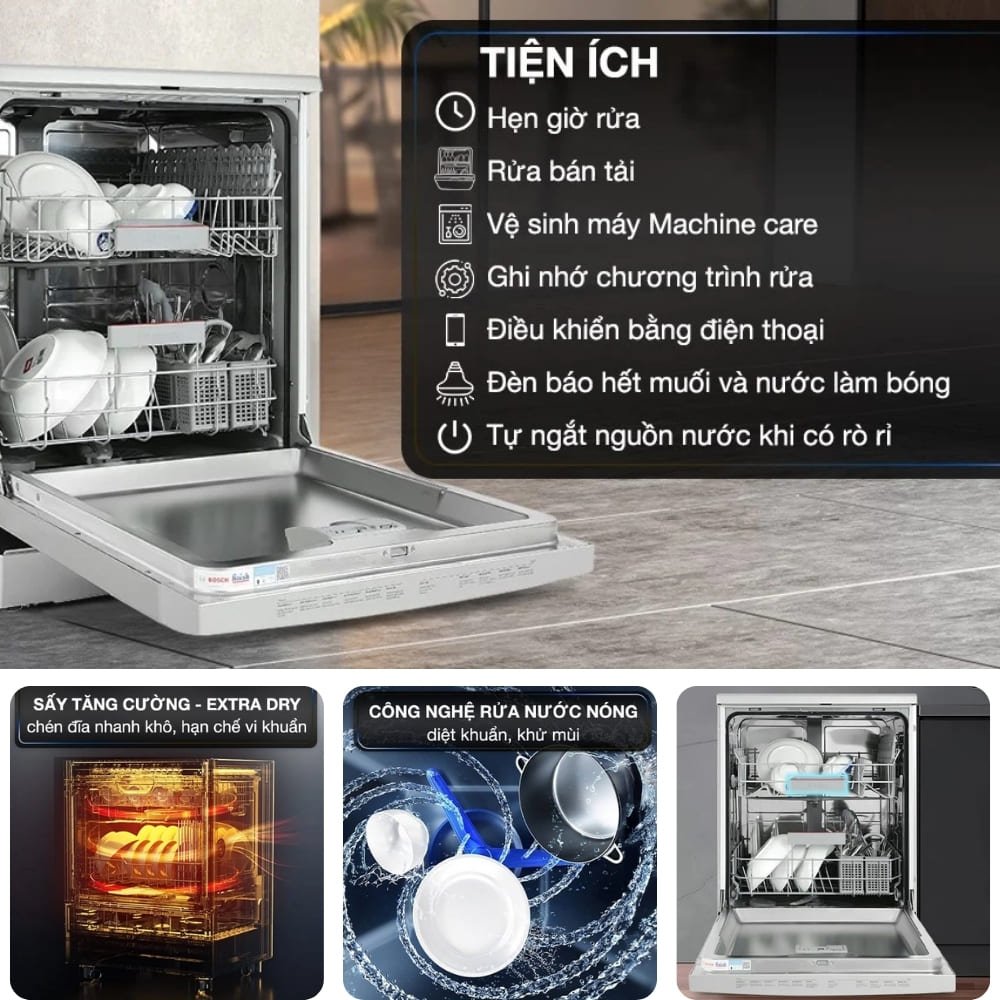 máy rửa bát bosch series 4