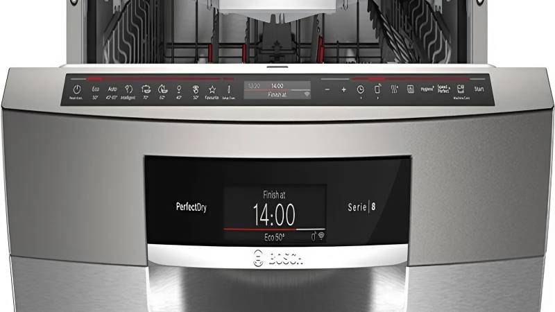 bảng điều khiển của các dòng máy rửa bát Bosch