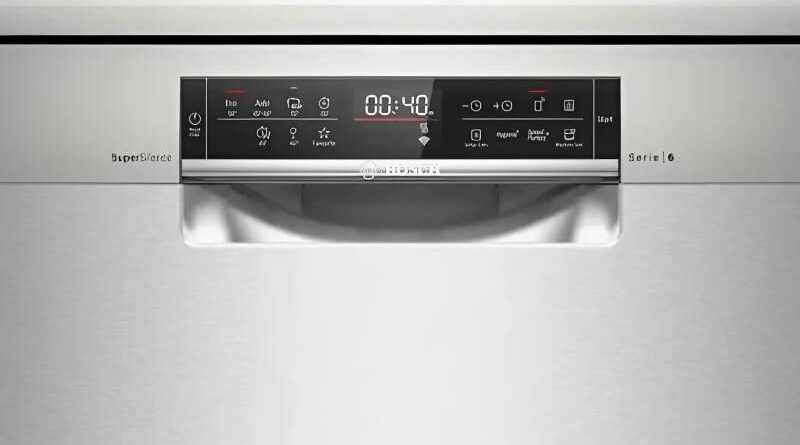 bảng điều khiển của các dòng máy rửa bát Bosch