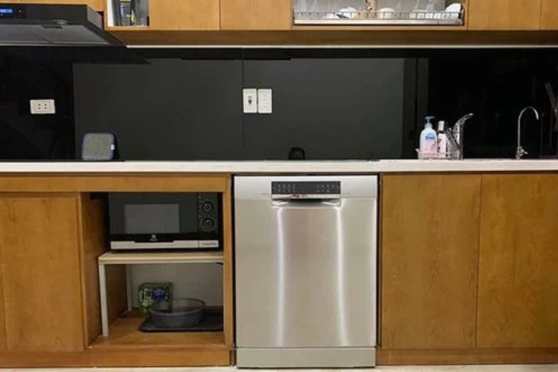 cài đặt muối, bóng trên máy rửa bát Bosch Serie 2, 4, 6, 8 8