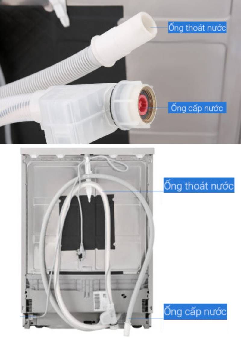 Khắc phục máy rửa bát không thoát nước