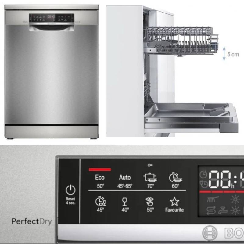 So sánh máy rửa bát Bosch SMS4ECI26E và SMS4HCI48E