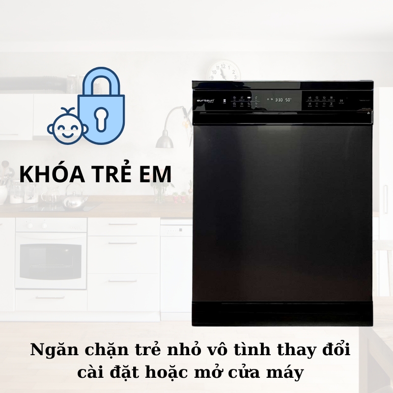 Máy rửa chén Eurosun SMS81EU19EB