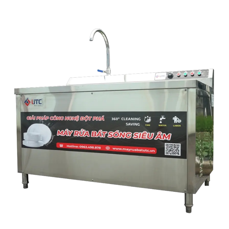 Máy rửa bát siêu âm UTC - 1200HS
