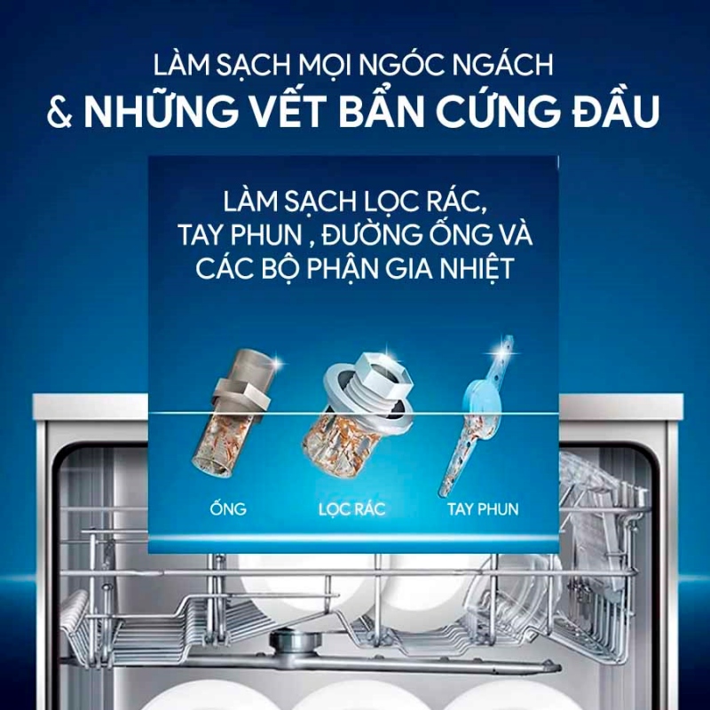 bảo dưỡng máy rửa bát 13 bộ