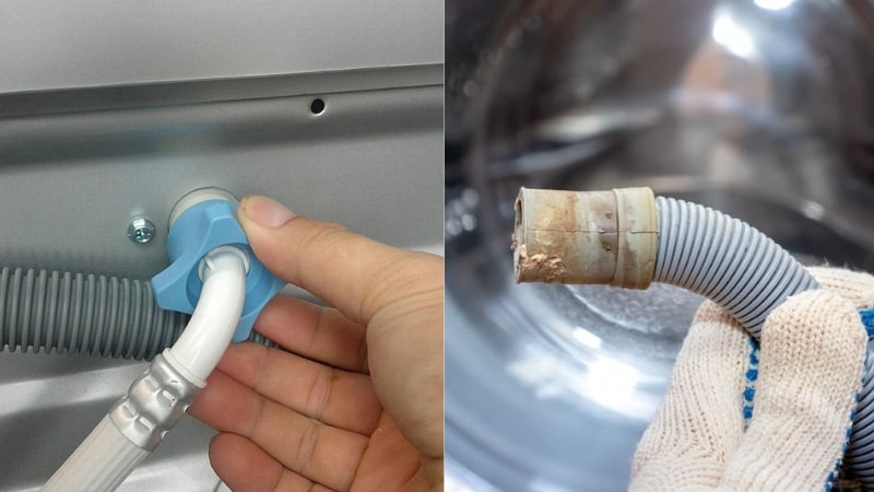 Bảo dưỡng ống nước của máy rửa bát 6 bộ