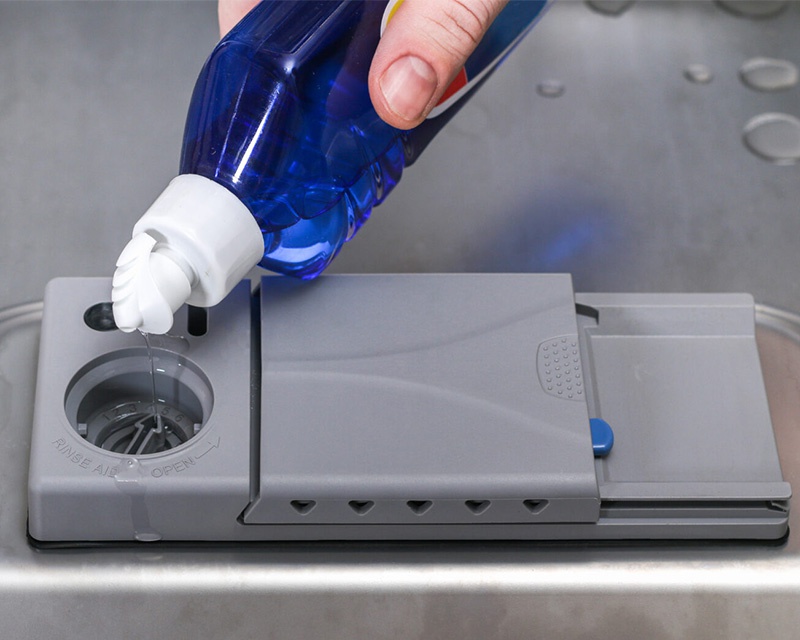 chất tẩy rửa cho máy rửa chén