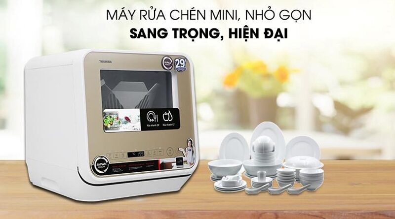 cách cài đặt và sử dụng máy rửa bát mini