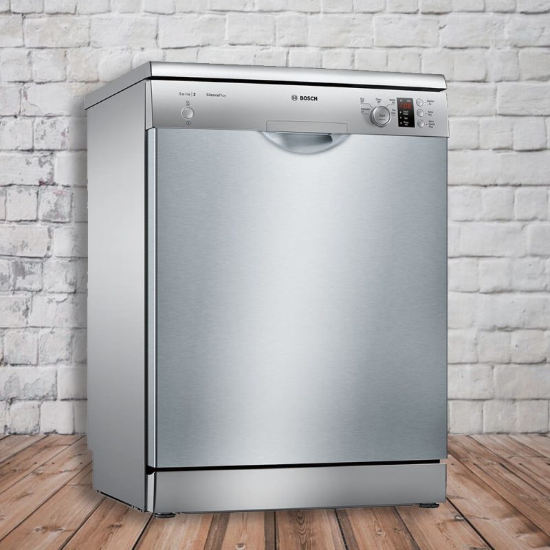 cách chỉnh muối máy rửa bát Bosch