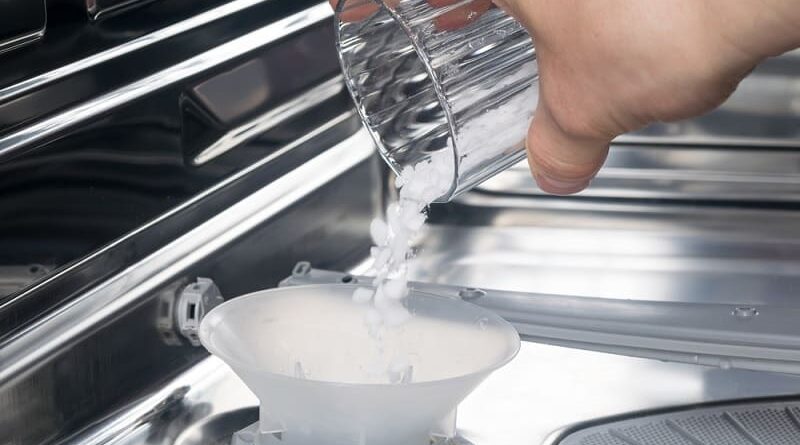 cách chỉnh muối máy rửa bát Bosch