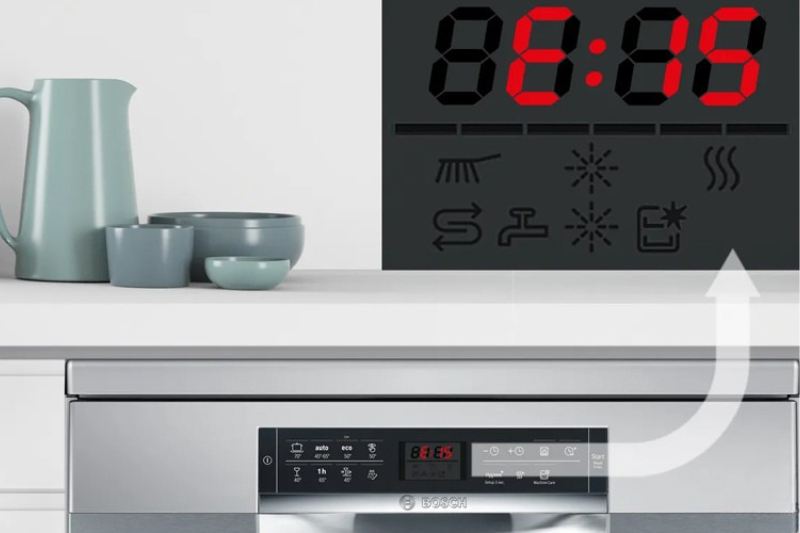 cách reset máy rửa bát Bosch serie 4,6,8 6