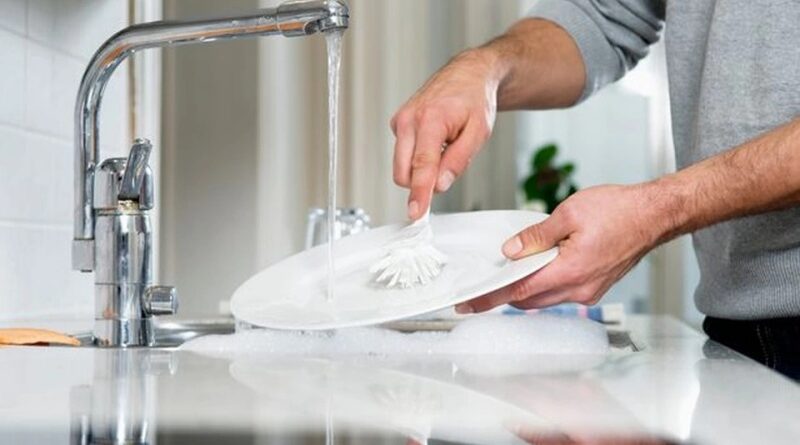 Cách rửa chén sạch