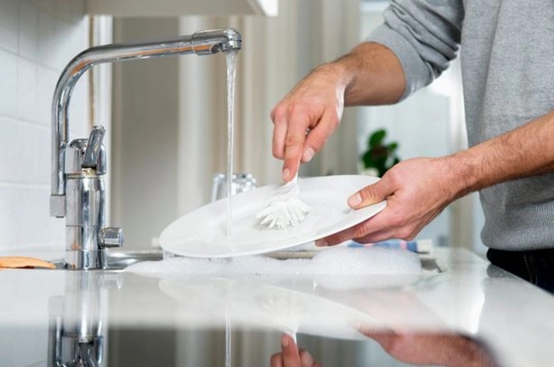 Cách rửa chén sạch