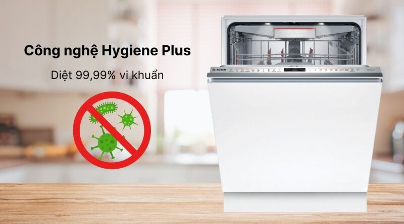 Chế độ Hygiene của máy rửa bát
