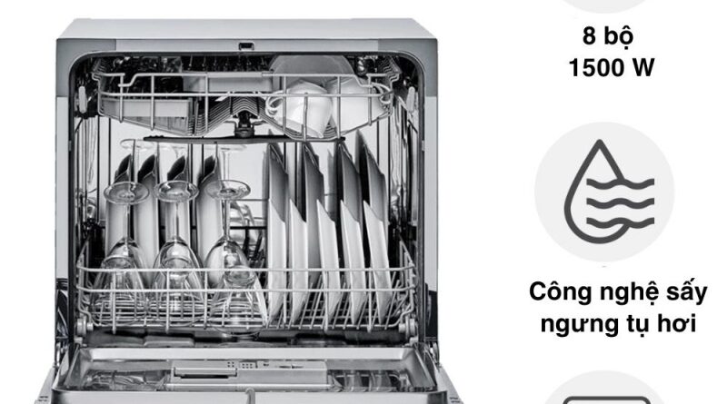 chế độ rửa máy rửa bát mini