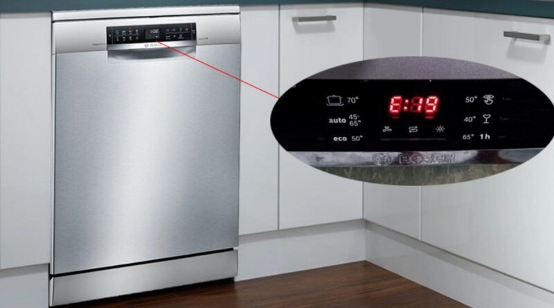 Lỗi E19 máy rửa bát Bosch