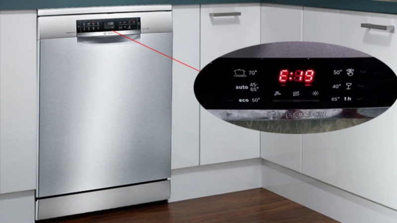 Lỗi E19 máy rửa bát Bosch