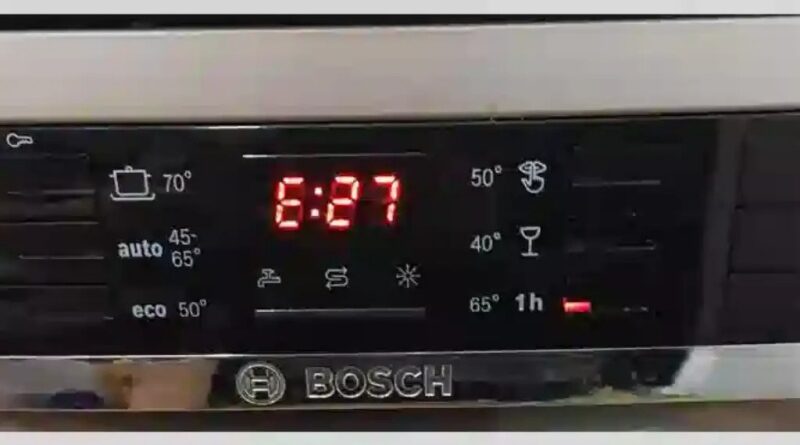 Máy rửa bát Bosch báo lỗi E27