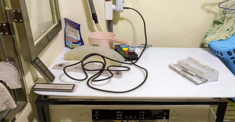 máy rửa chén bị rò rỉ nước