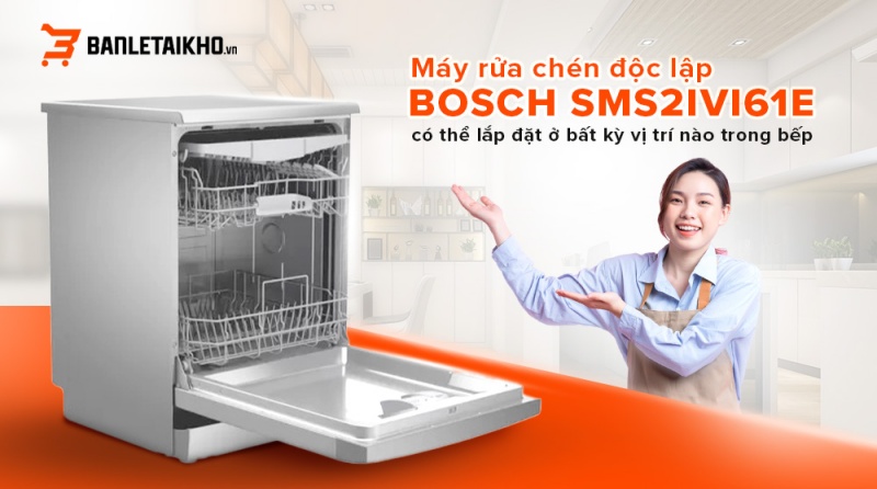 máy rửa chén bosch dưới 15 triệu