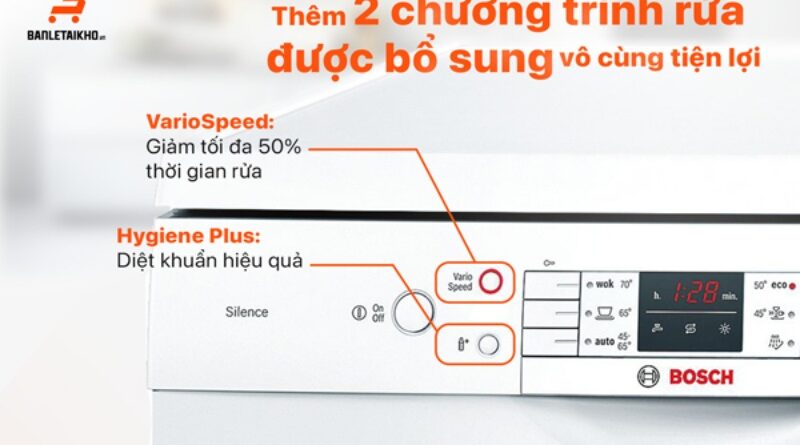 máy rửa chén bosch dưới 15 triệu