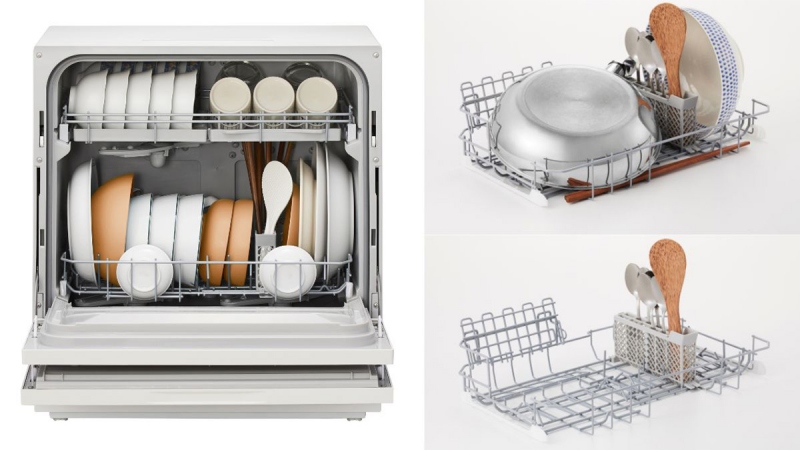 mẹo xếp đồ trong máy rửa bát mini