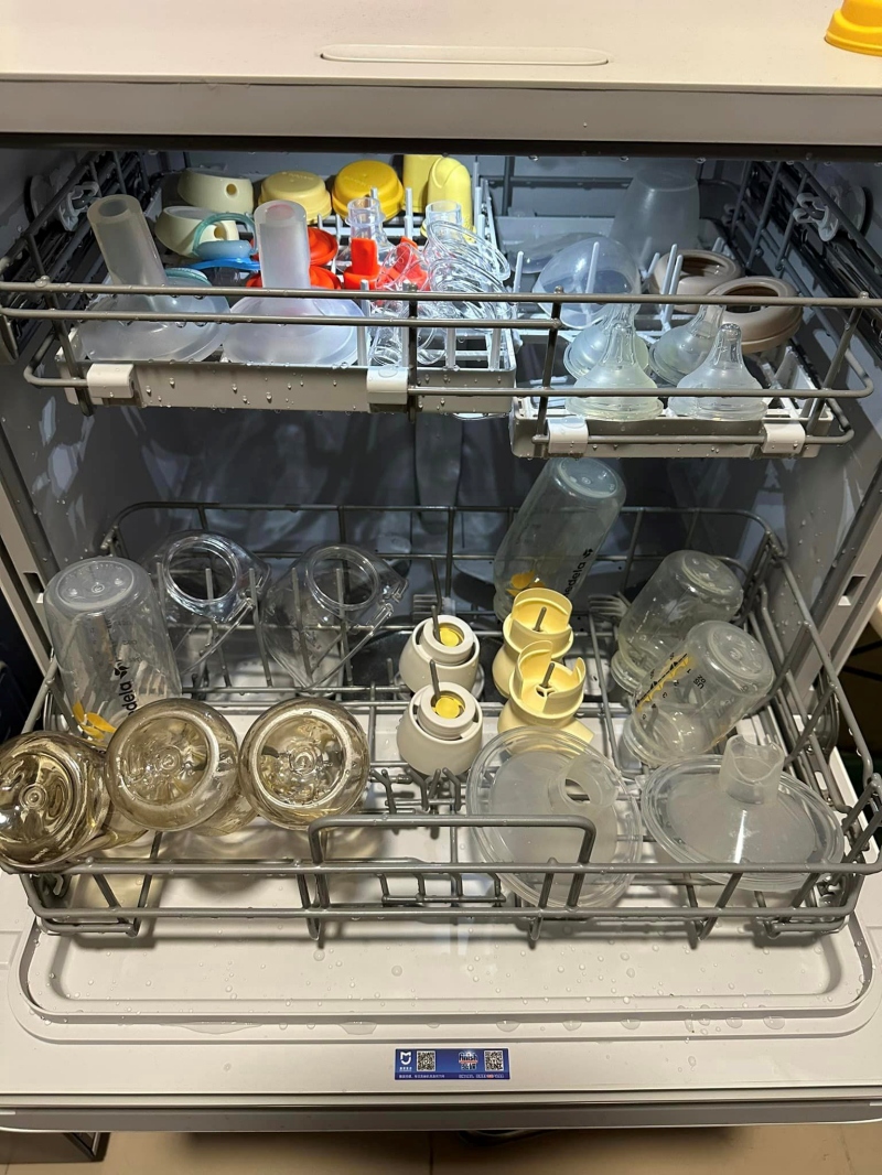 mẹo xếp đồ trong máy rửa bát mini