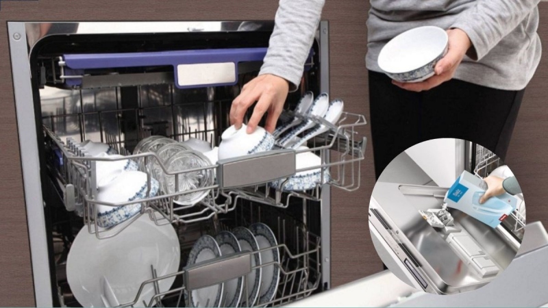 sai lầm khi sử dụng máy rửa bát