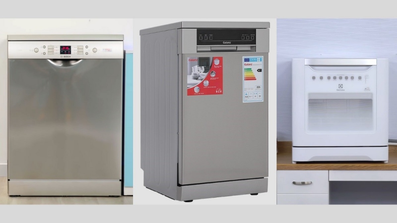 so sánh máy rửa bát mini máy rửa bát thông thường