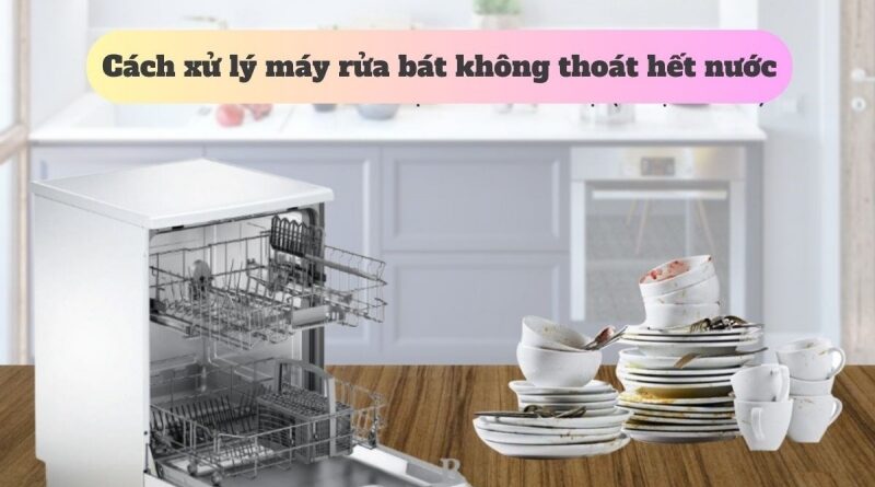 vấn đề thường gặp khi dùng máy rửa bát mini