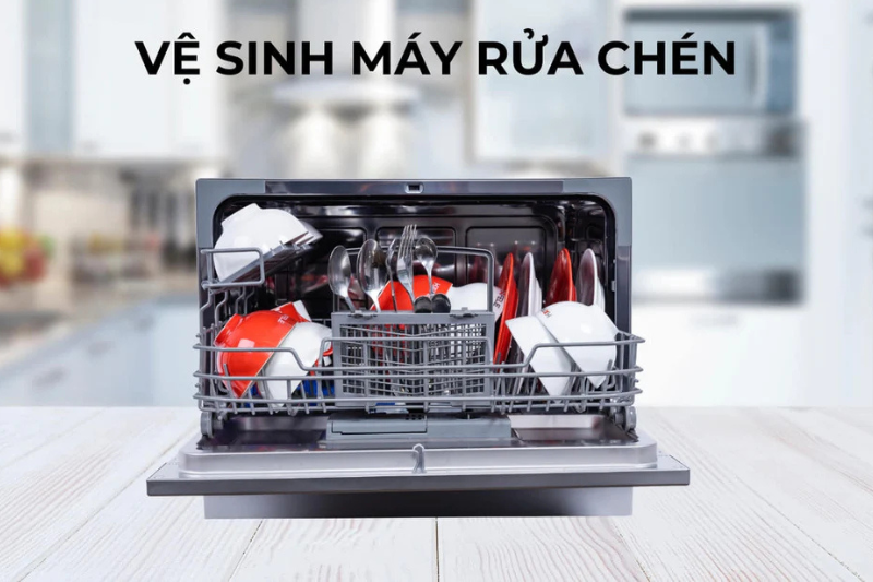 vệ sinh máy rửa bát hafele
