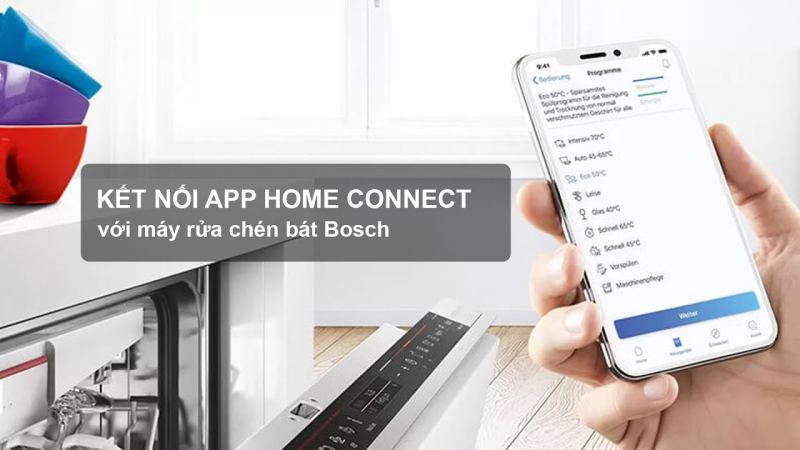Chương trình thông minh Home Connect giúp bạn kết nối từ xa 