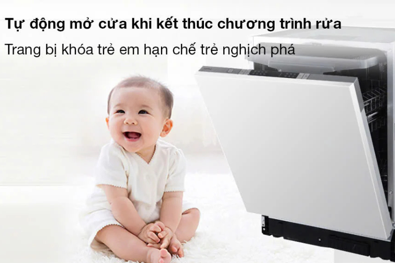 các tiện ích trên máy rửa chén hafele