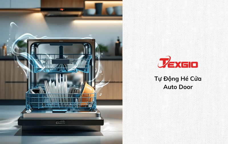 Công nghệ sấy PTC™ Drying và tính năng Auto Door giúp bát đĩa khô nhanh, tiết kiệm năng lượng